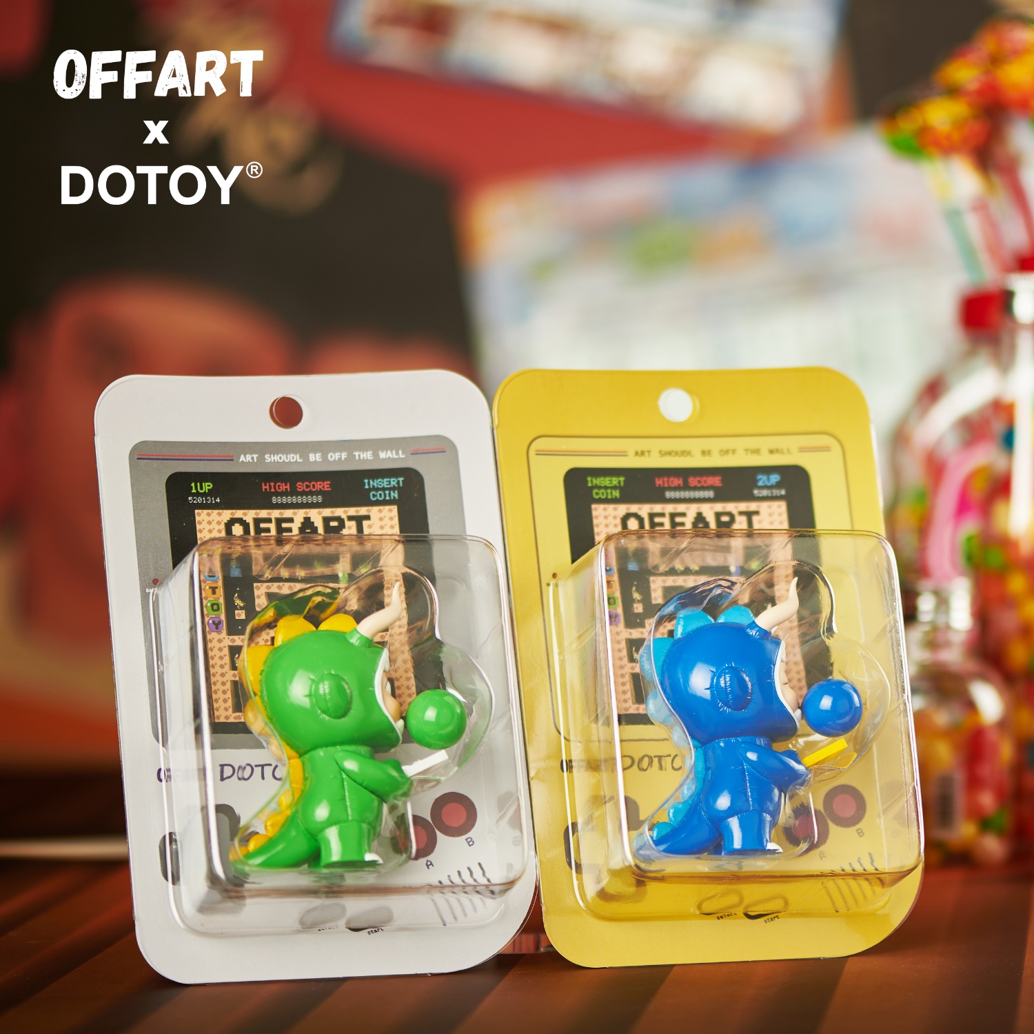 [สั่งจอง] OFFART X Dotoy Bubble Dino Jimmy Boy (8Cm)