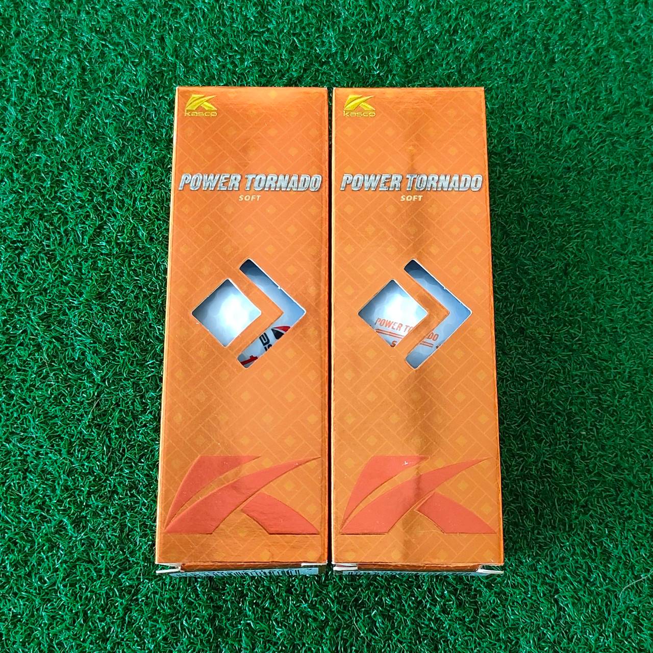 ***ราคาต่อหลอด*** ลูกกอล์ฟ POWER TORNADO KASCO ของใหม่!! ลูกญี่ปุ่น เป็นลูก SOFT ตีนุ่ม ติดสปินจัดๆ มือหนึ่ง ของแท้ BY NakaraLuxurious