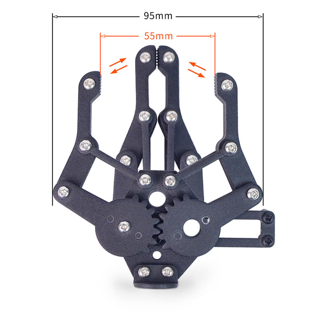 แขนกลหุ่นยนต์ หยิบจับสิ่งของ อลูมิเนียม Aluminium Gripper Robot Arm ใช้คู่กับ MG995 MG996R