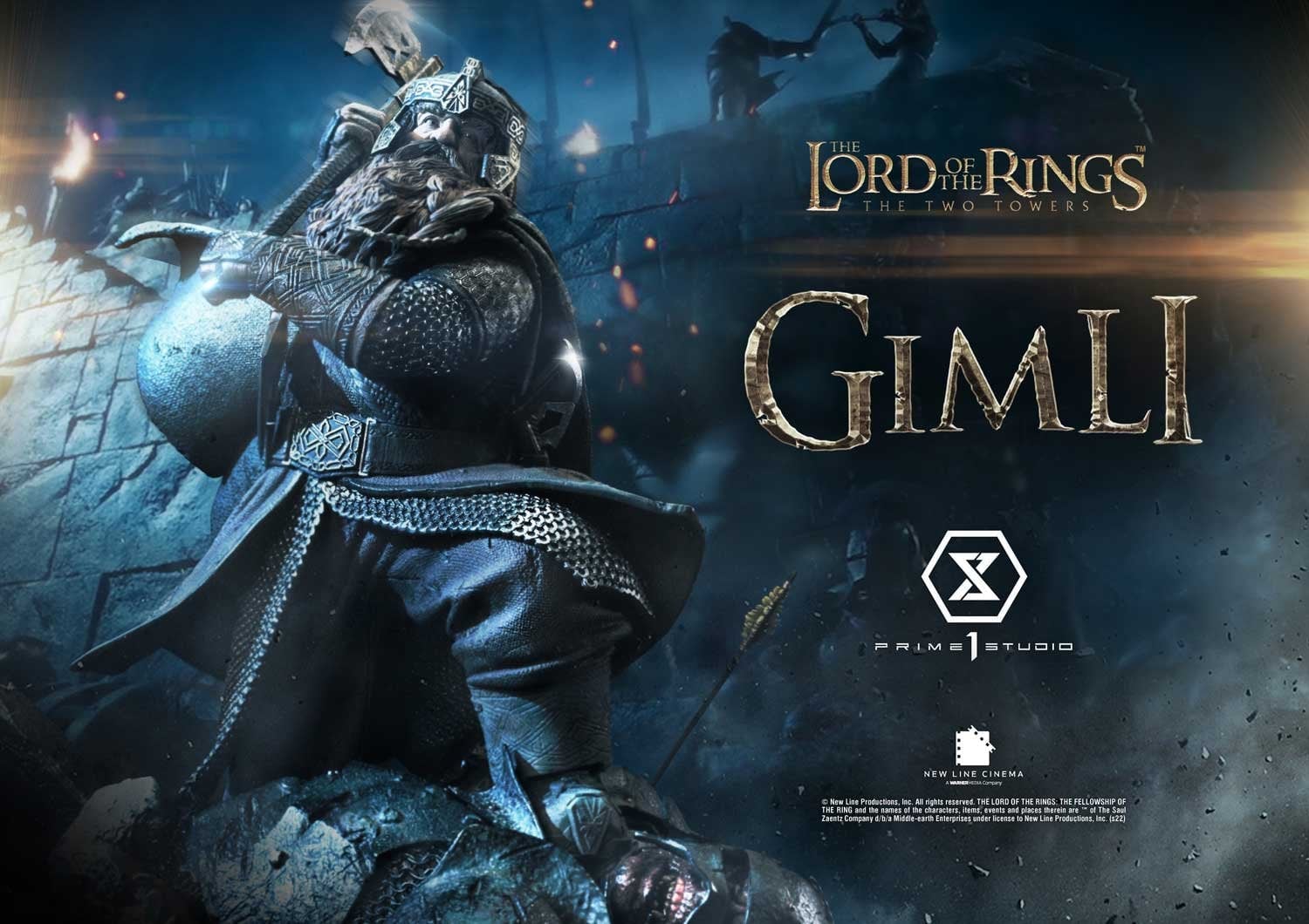 [สั่งจอง] Prime 1 Studio PMLOTR-09 1:4 : Gimli (The Lord of the Rings)