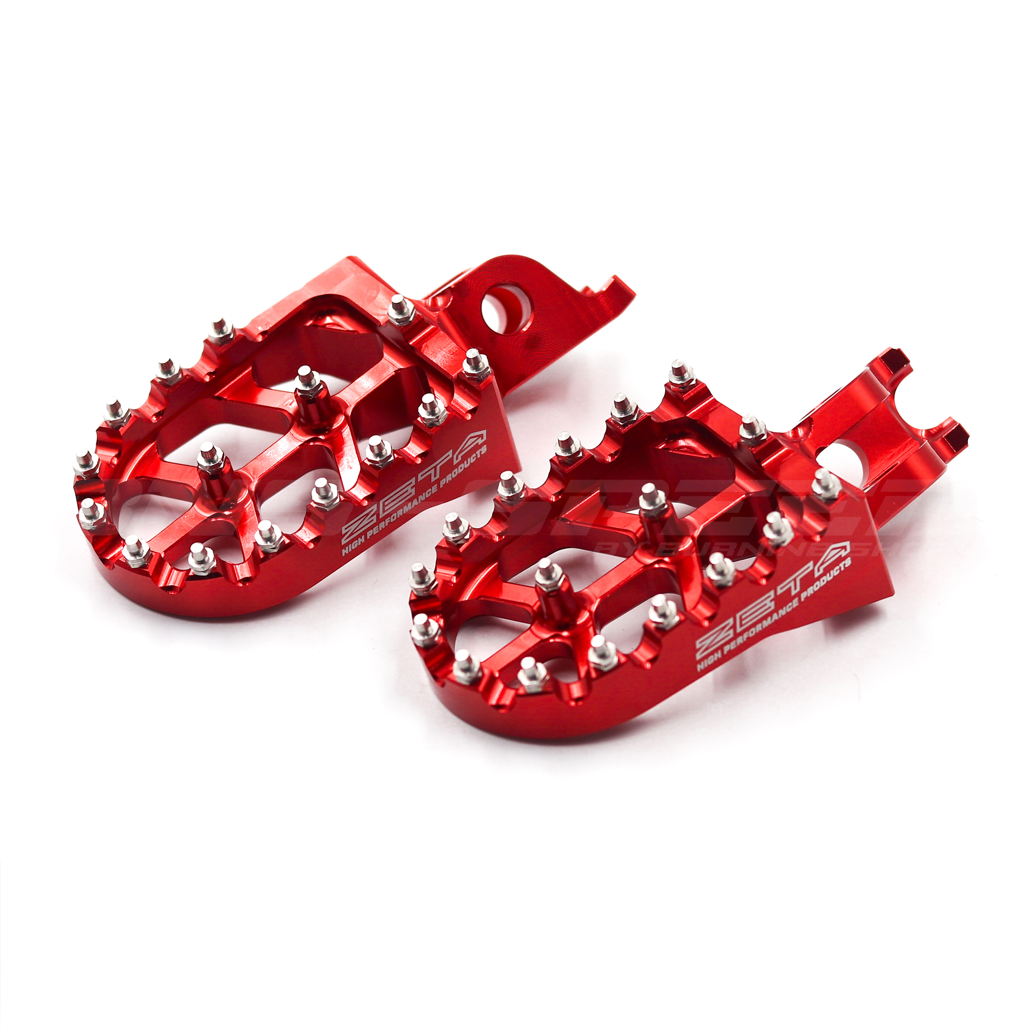 พักเท้าแต่ง CRF250/300L/M/Rally, CRF250R/RX, CRF450RL, CR125/250 - สีแดง