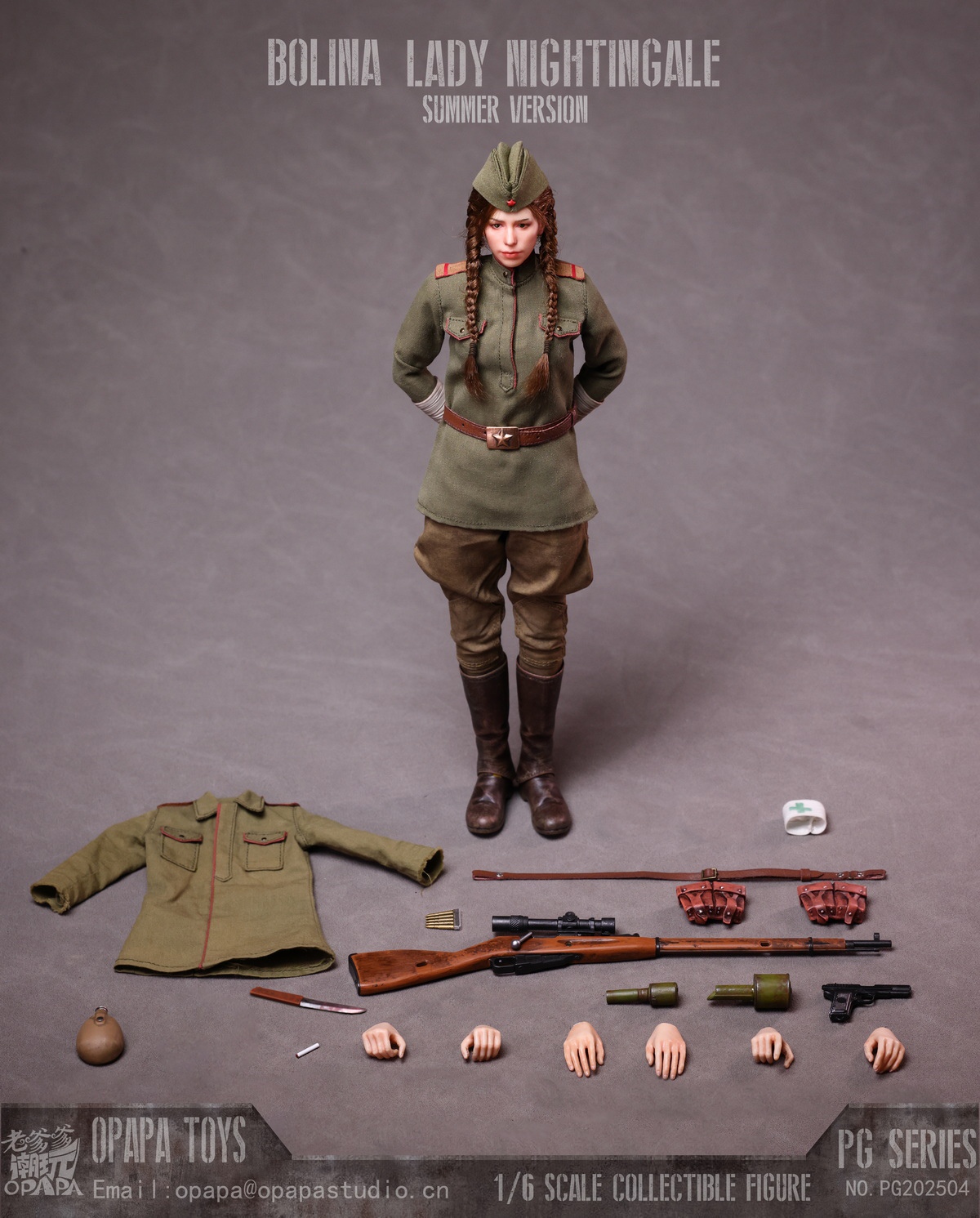 [สั่งจอง]OPAPA TOYS 1/6 - PG202502 : Bolina-Lady Nightingale (Winter Version)