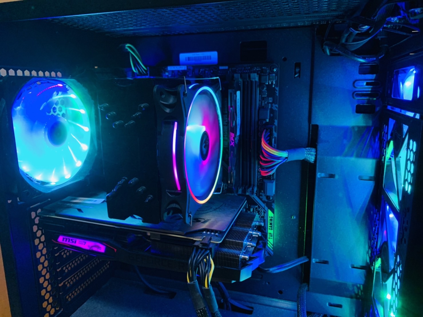 PC ประกอบ Case Ante NX600 Ryzen5 2600 RAM 8 GB SSD 250 GB HDD 1 TB RTX2060 6GB สินค้ามีประกัน
