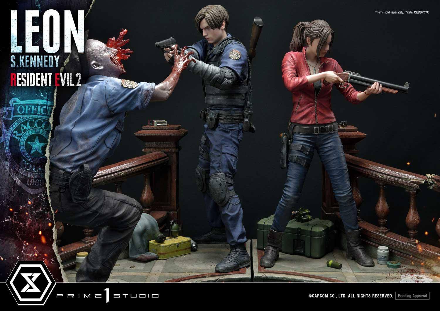 [สั่งจอง]Prime 1 Studio UPMRE2 : Resident Evil 2 Leon S. Kennedy & Claire Redfield