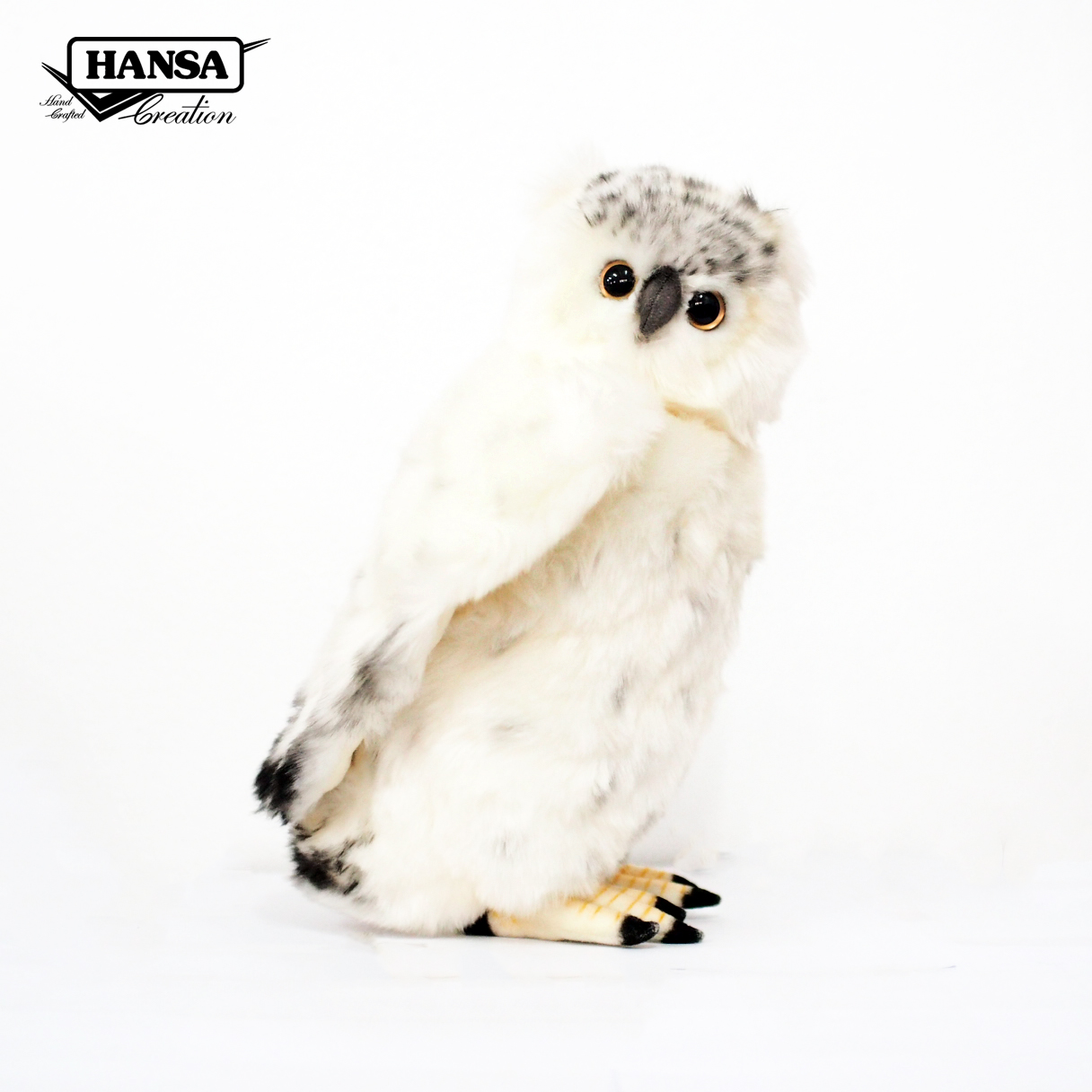 3836 Snow Owl 33 cm.H