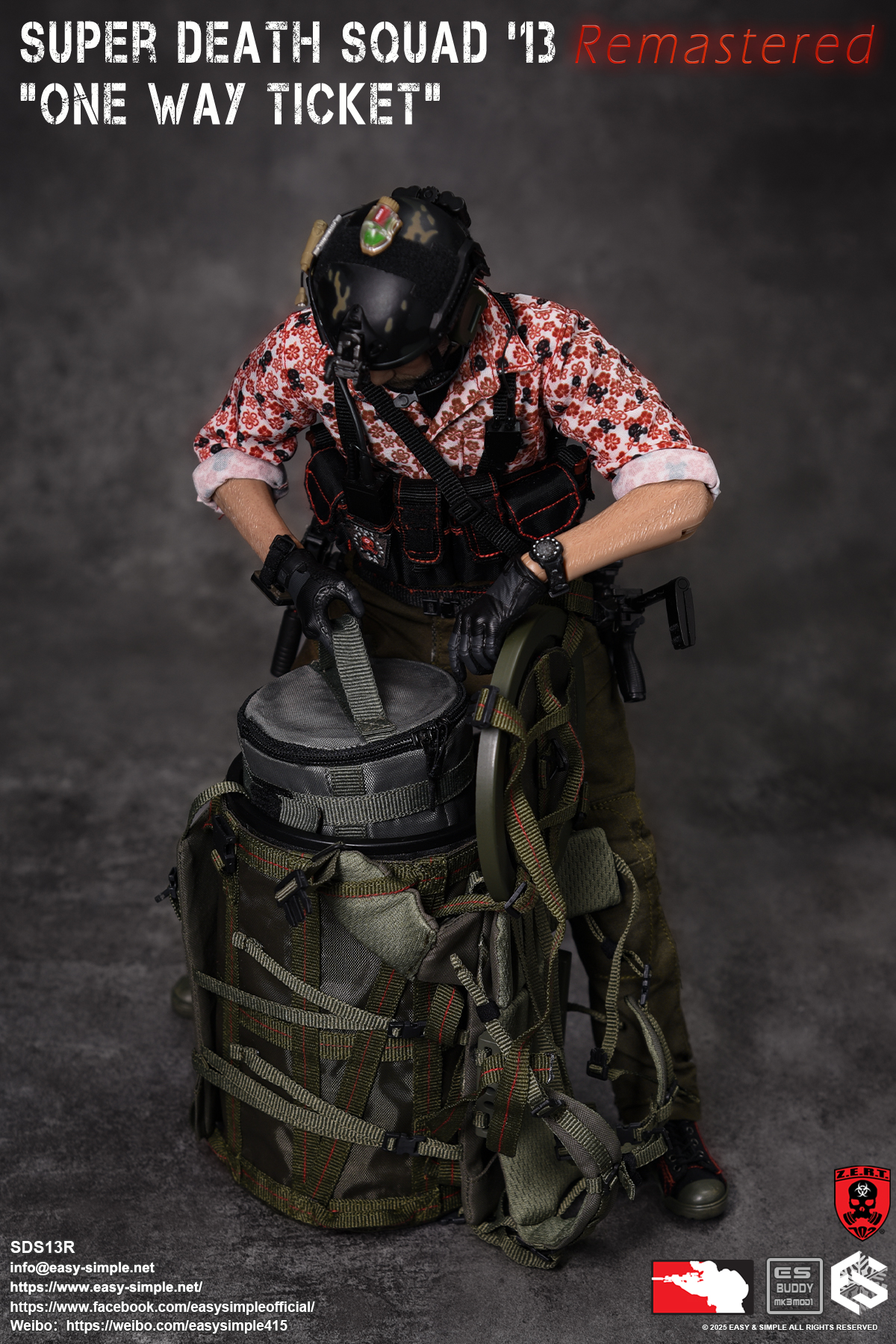 [สั่งจอง]Z.E.R.T ES SDS13R 1/6 : SUPER DEATH SQUAD'13 Remastered ONE WAY TICKET