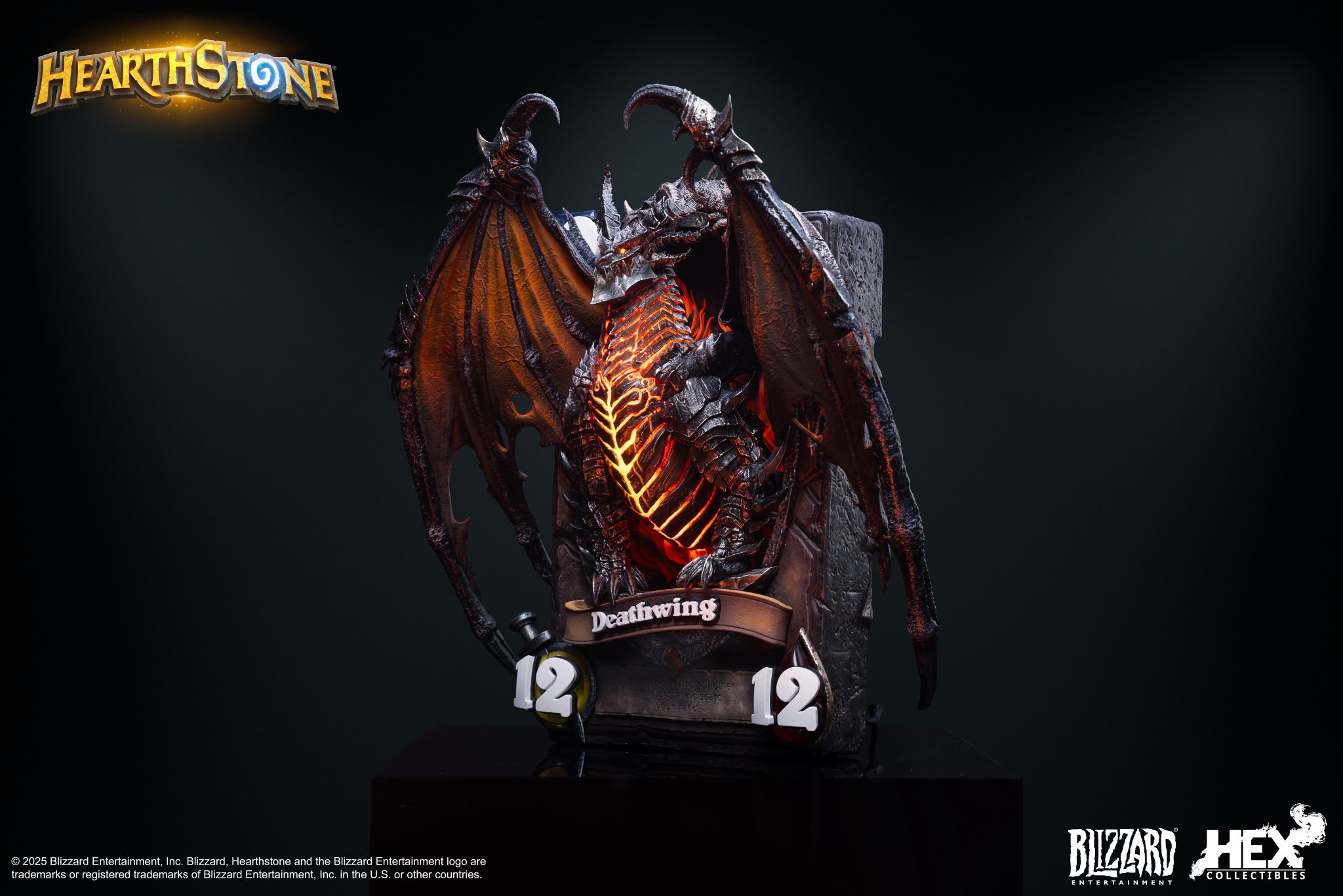 [สั่งจอง]HEX Collectibles : Deathwing Art Statue (Blizzard Hearthstone)