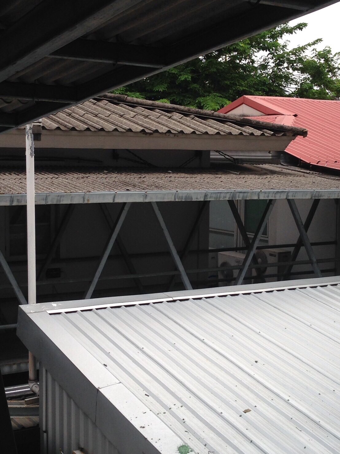 งานเปลี่ยนหลังคา ตึกพระสุจริตสุดา (ในรัชกาลที่ 6) ร.พ.ศิริราช