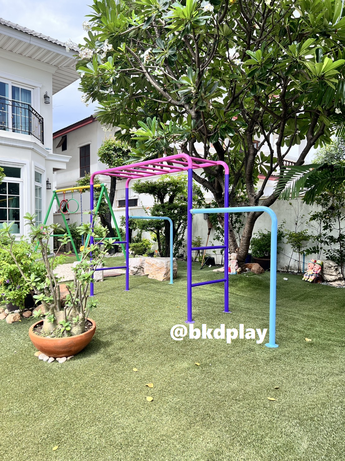 เครื่องเล่นสนามกลางแจ้ง เครื่องเล่นเหล็กชุดอุปกรณ์ ปีนป่ายเด็ก เหนือศีรษะ3 Outdoor Playground, ราคาโรงงาน เพิ่มความสูง, ออกกำลังกายเด็ก