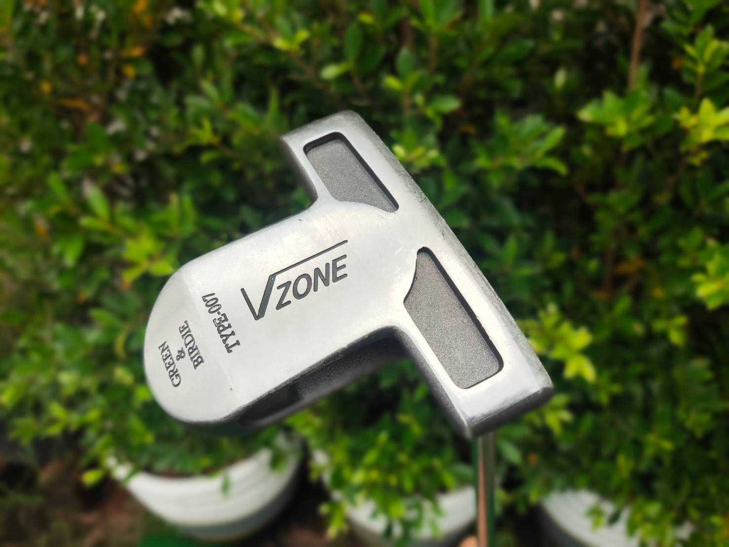 PUTTER VZONE TYPE-007 GREEN & BIRDIE ชดเชยสูง มี BALL และ เส้น เล็งง่ายแบบมากๆ น้ำหนักดี หน้าสัมผัสนุ่ม สภาพสวย