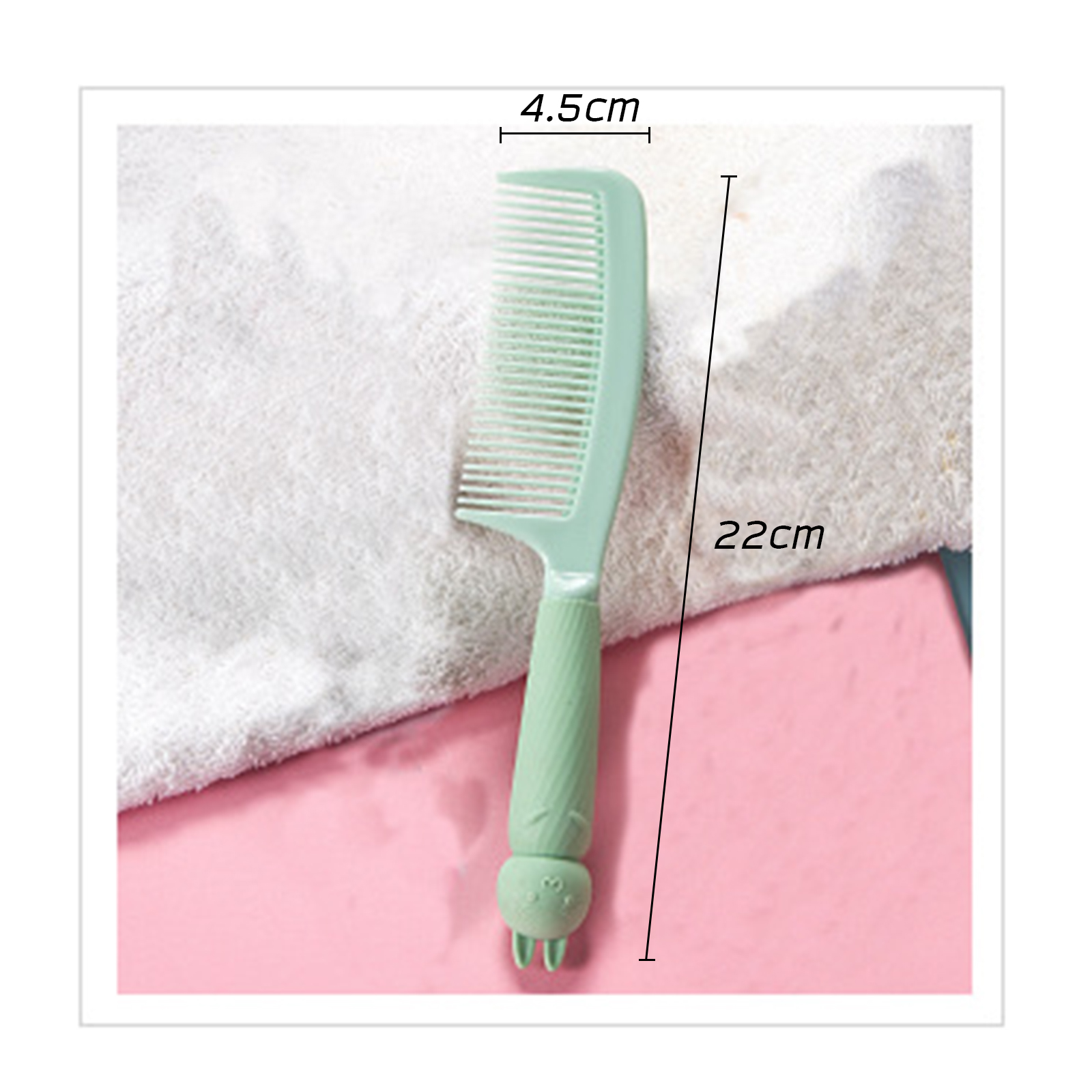 🔥Sale ลดราคา🔥 หวีซี่ Set-4 หัวการ์ตูน 1191 ขนาด 22x4.5cm มีให้เลือก 2ลาย ลายละ 3สี ดีไซน์สวย