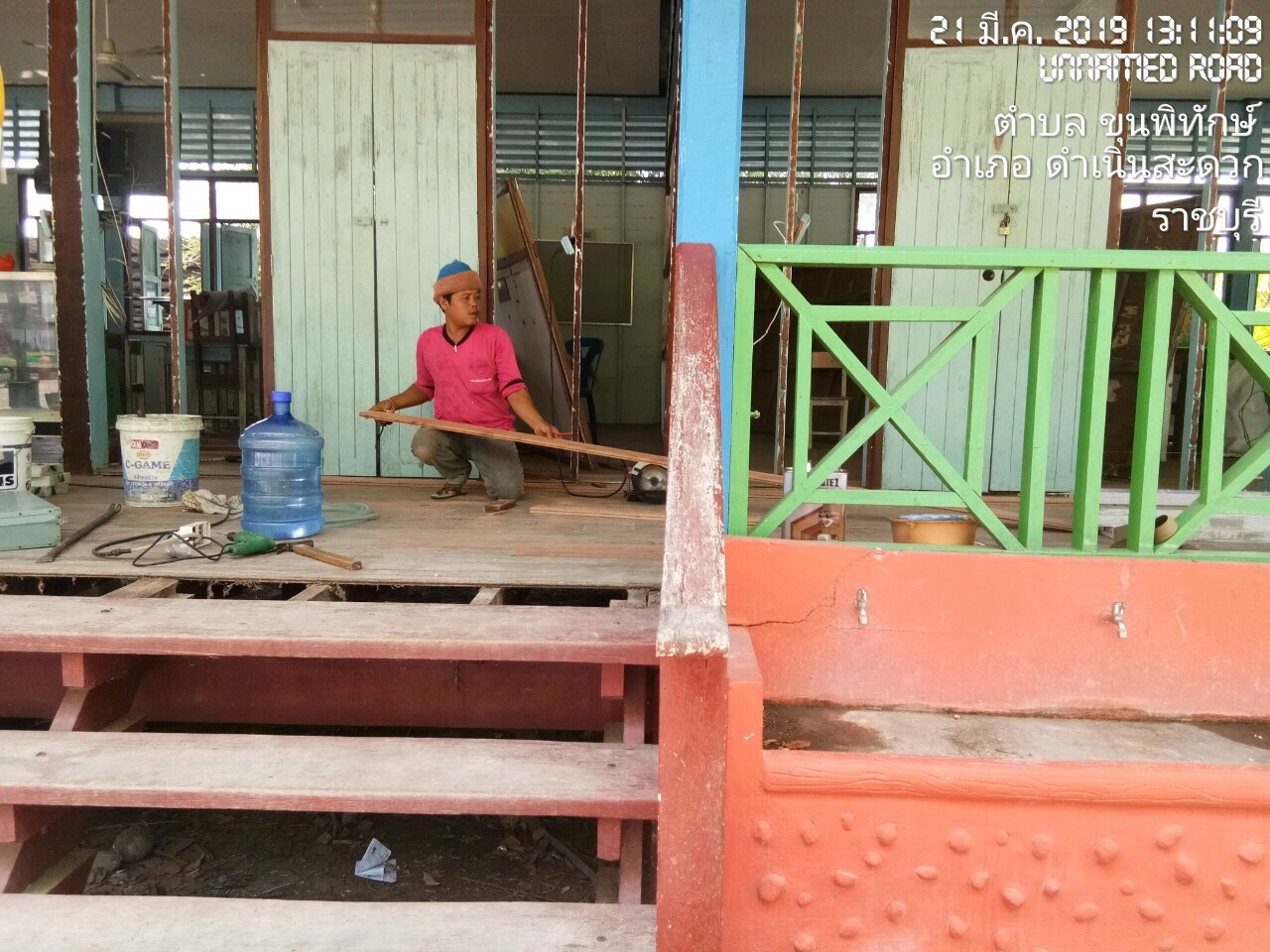 งานซ่อมอาคารเรียน ร.ร บ้านดอนฟักทอง