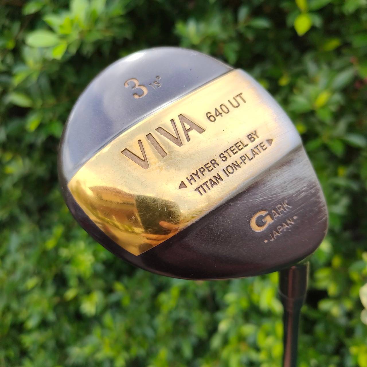 FW3 GARK JAPAN VIVA 640 UT HYPER STEEL องศา 15 ก้าน GARK 640 FLEX S ใช้วัสดุ HYPER STEEL ซึ่งเป็นวัสดุที่ดีมากที่สุด!! ตีง่าย ก้านเบา ตีไกลมาก!! ไม้กอล์ฟมือสอง ของแท้ BY NakaraLuxurious