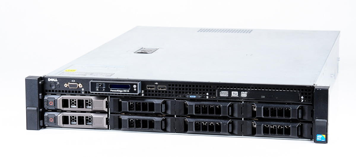 Dell PowerEdge R510 - Cpu E5620 x2 - Ram 16 GB - Tray x2 - power x1