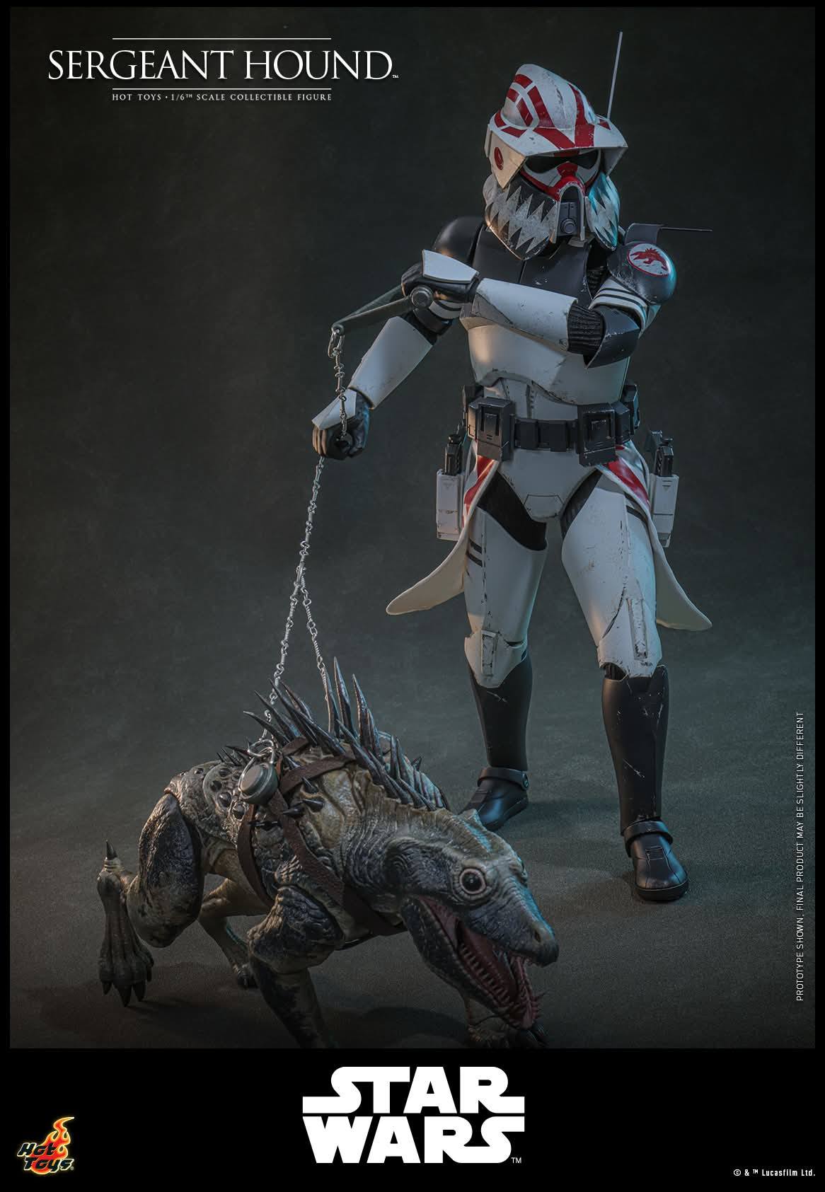 [สั่งจอง]HOT TOYS TMS167 1/6 : Sergeant Hound Collectible Figure [Star Wars: The Clone Wars]