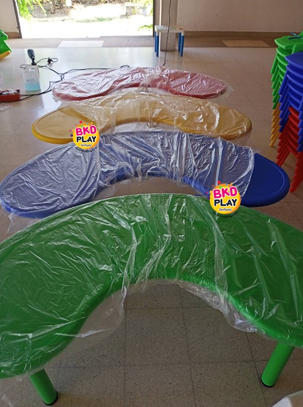 ชุดโต๊ะทรงถั่ว พร้อมเก้าอี้6ตัว เสี้ยวพระจันทร์ ตัวยู โต๊ะกิจกรรมนักเรียน ทำกิจกรรมกลุ่ม พลาสติก ปรับระดับได้ โต๊ะพร้อมเก้าอี้เด็ก พร้อมส่ง สำหรับเด็ก อนุบาล โรงเรียน เนอสเซอรี่ ศูนย์พัฒนาเด็กเล็ก