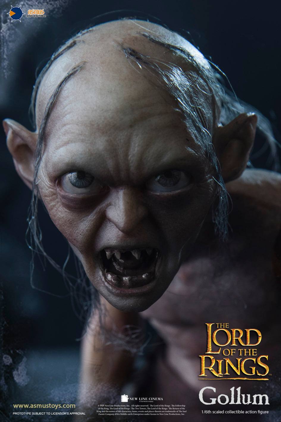 [สั่งจอง]Asmus toys LOTR030G 1/6 : The Lord of the Rings series - Gollum