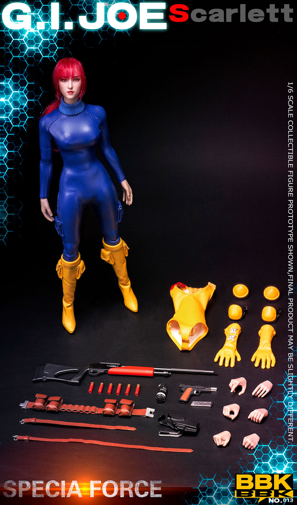 [สั่งจอง]BBK BBK013 1/6 : G.I.JOE Scarlett