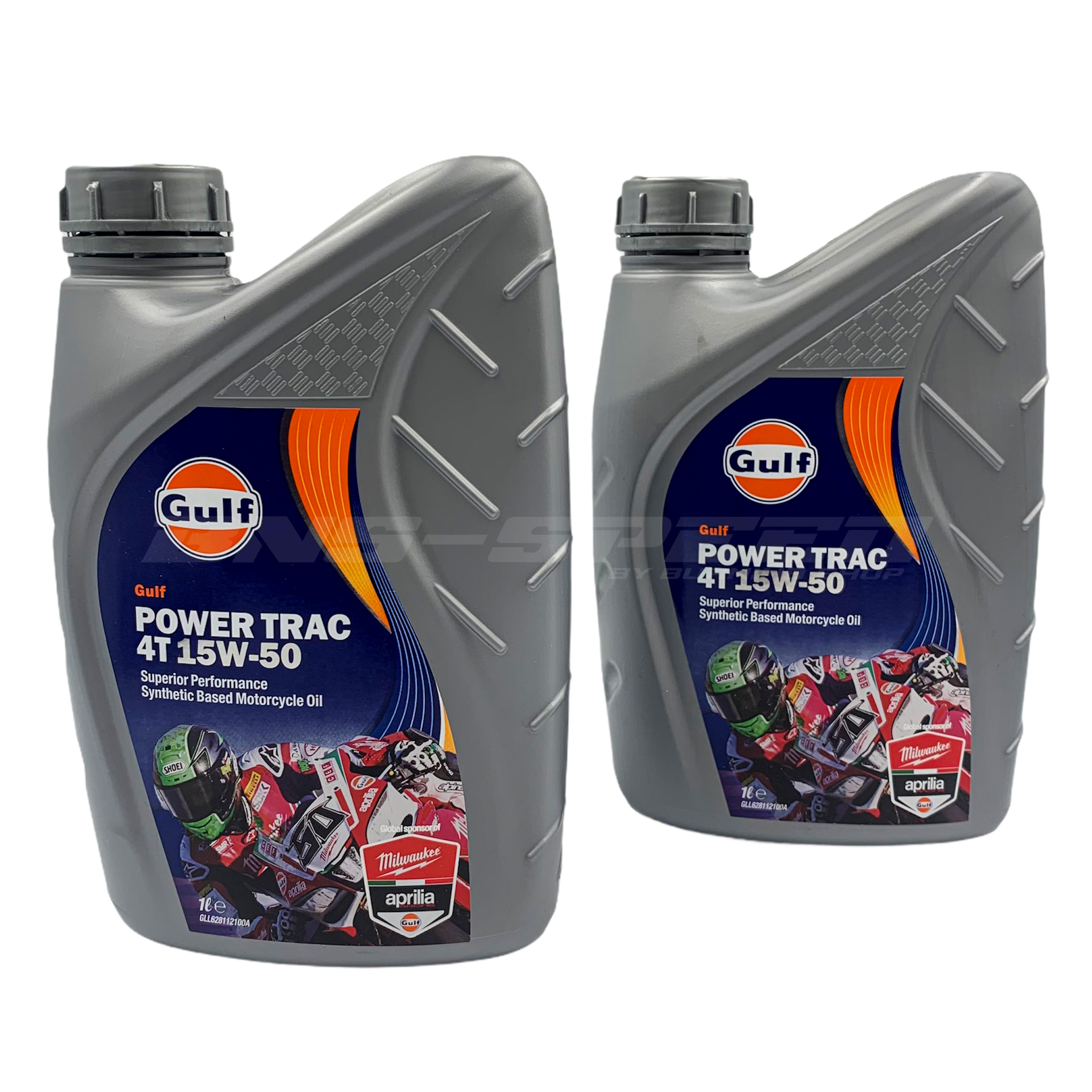 น้ำมันเครื่อง Gulf Power Trac 4T SAE 15w-50 กึ่งสังเคราะห์