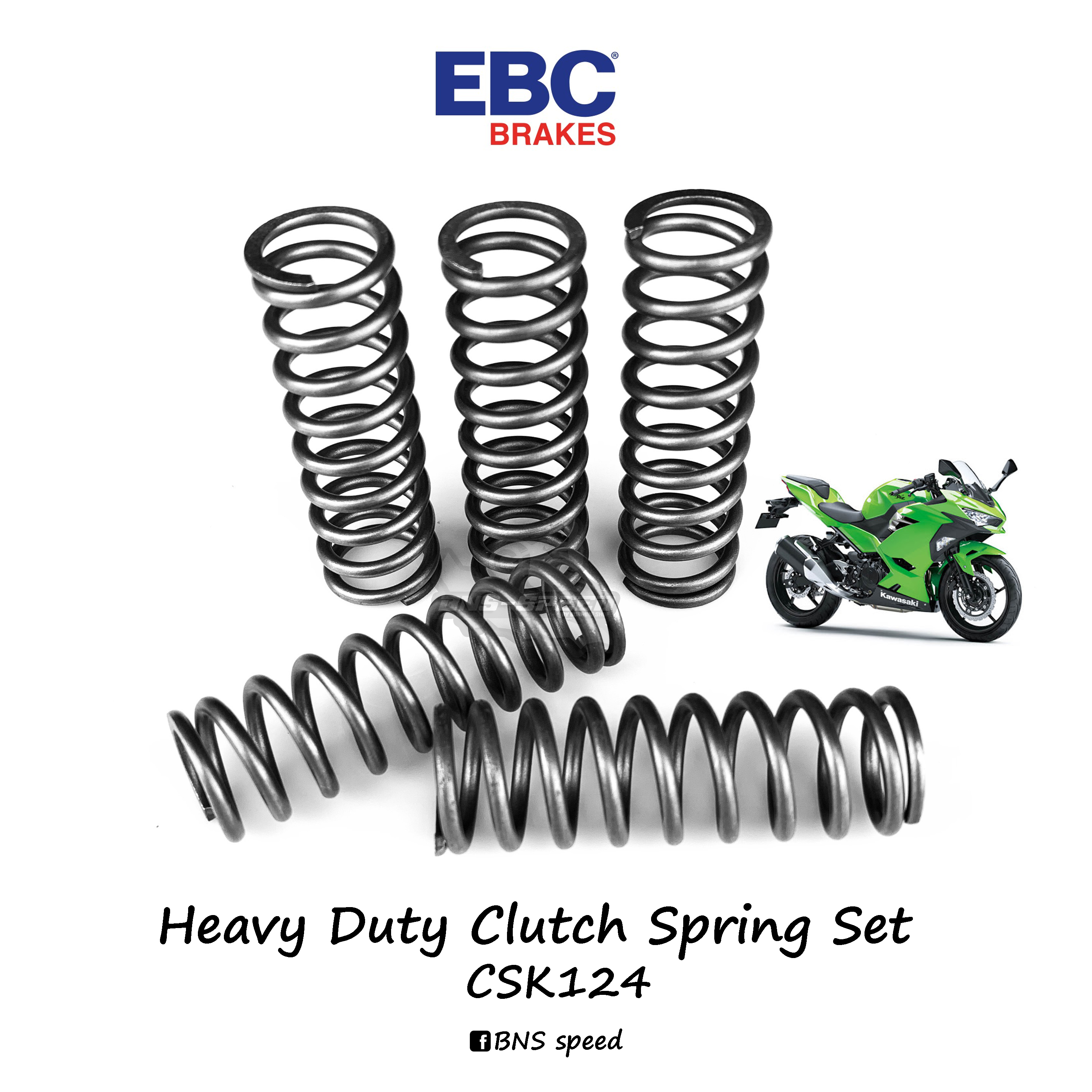 สปริงครัช EBC Heavy Duty Clutch Spring Set for Kawasaki Ninja250 08-12