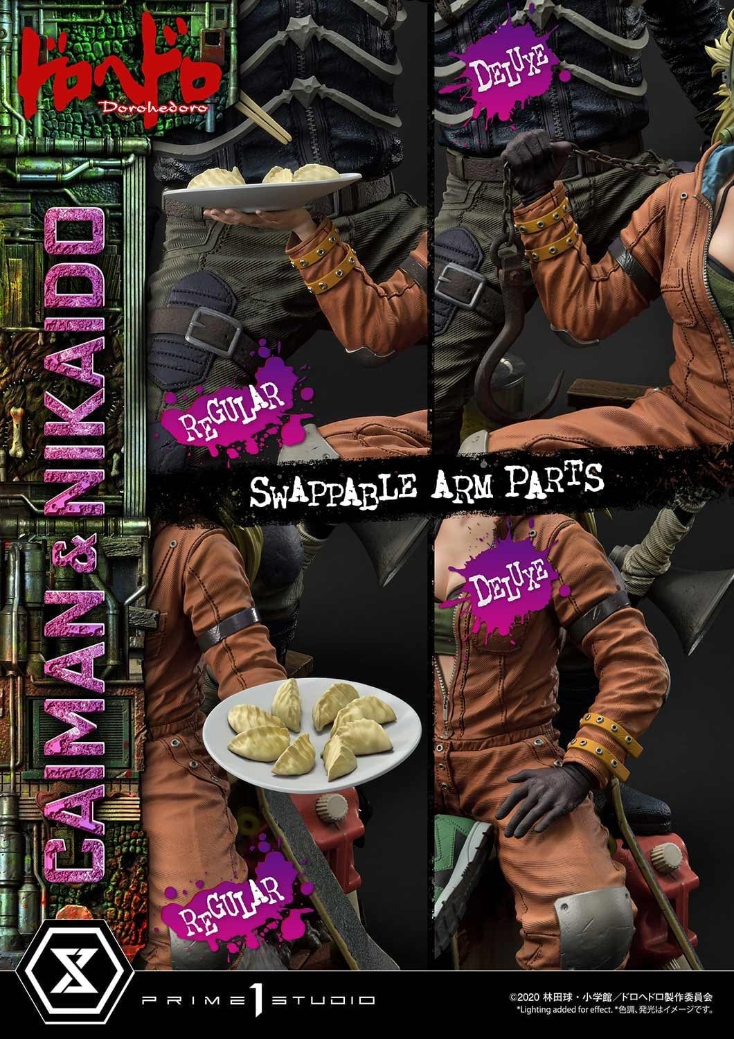 [สั่งจอง]Prime 1 Studio 1/4 : Caiman & Nikaido (Dorohedoro)