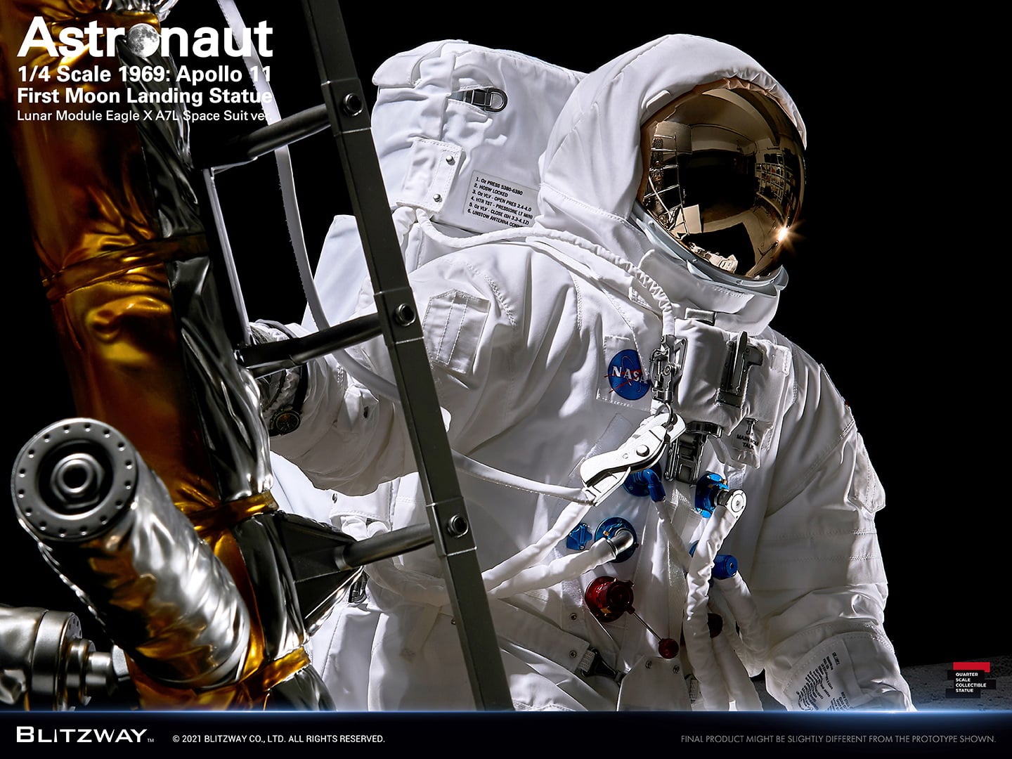 [สั่งจอง]BLITZWAY BW-SS-21101 1/4 : Astronaut Apollo 11