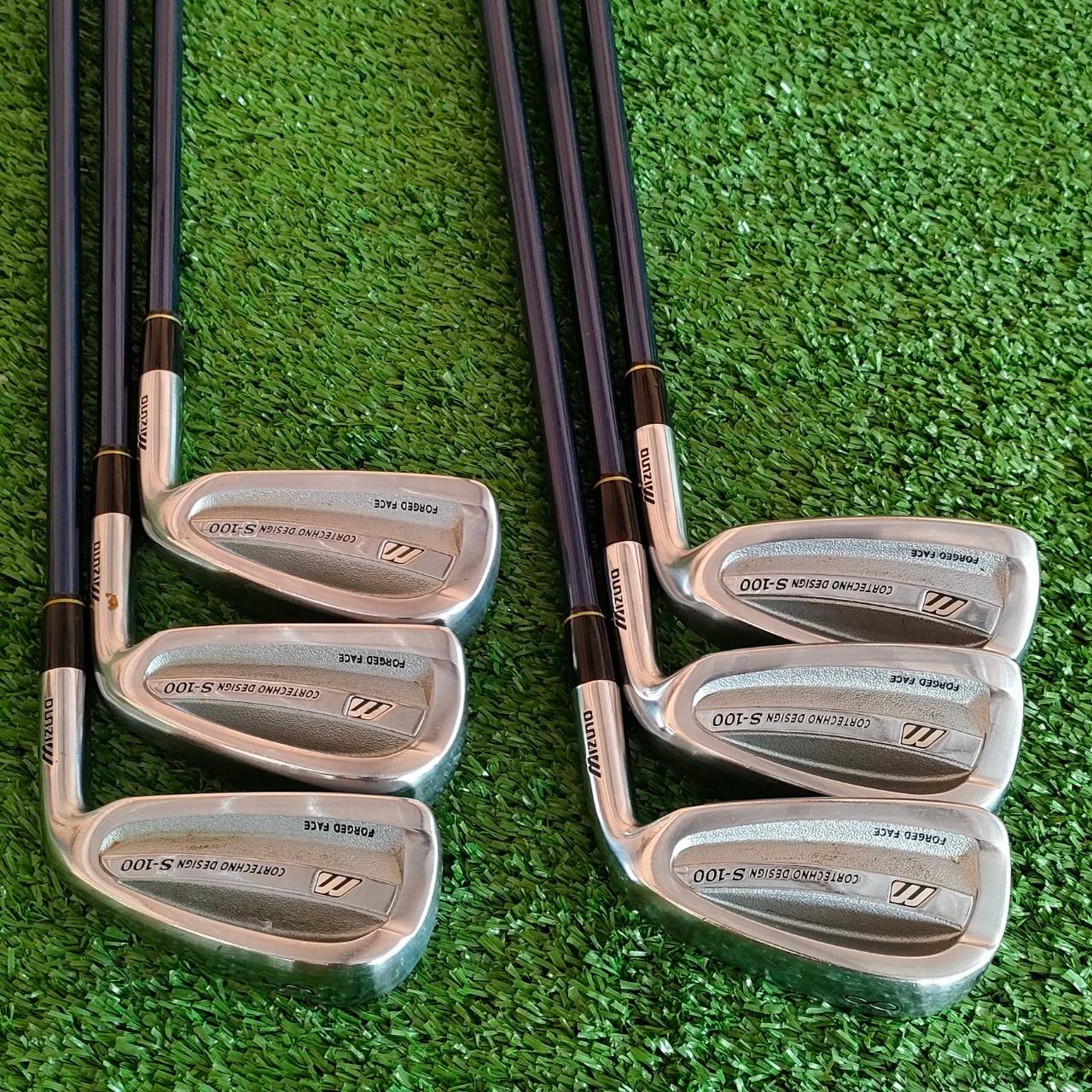 ชุดเหล็ก MIZUNO CORTECHNO DESIGN S-100 FORGED FACE มีเหล็ก 5-9 เเละ PW ก้าน MIZUNO TOUR SPIRIT FLEX R