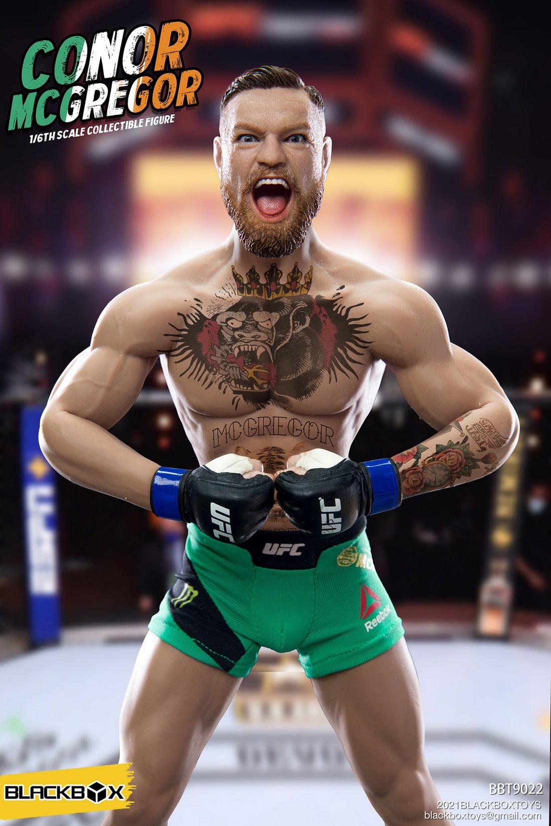 [พร้อมส่ง] BBLACKBOX 1/6 BBT9022A ชุดนักมวย GUESS ME SERIES - CONOR MCGREGOR