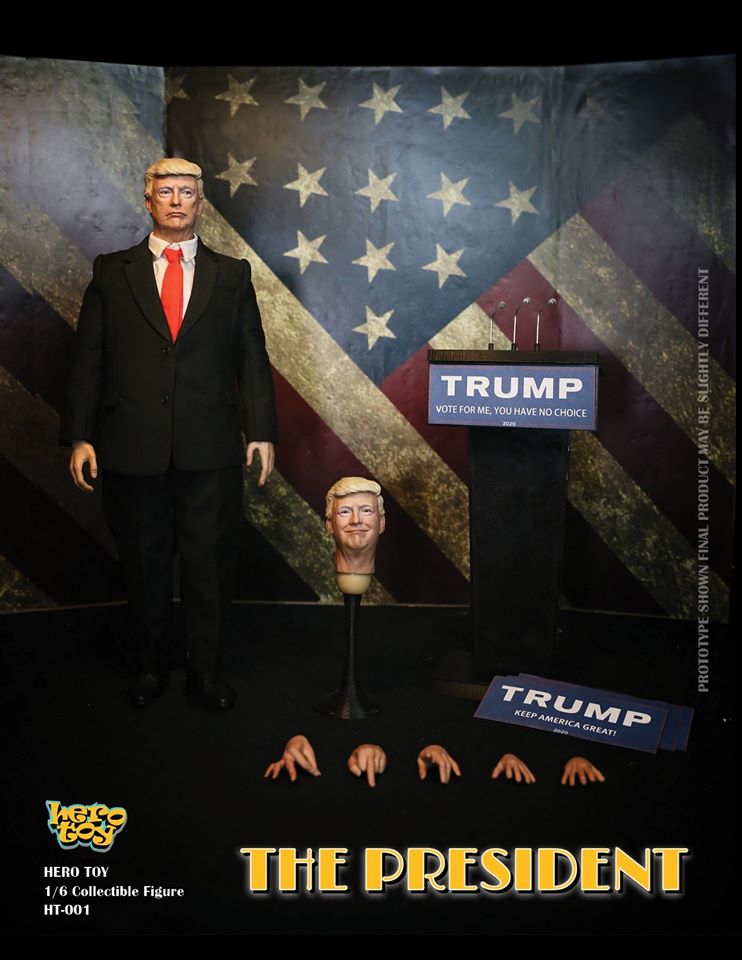 [สั่งจอง]HeroToy 1/6 HT001-HT002 (Box Figure/Set 2 Head Sculpt) – The President .