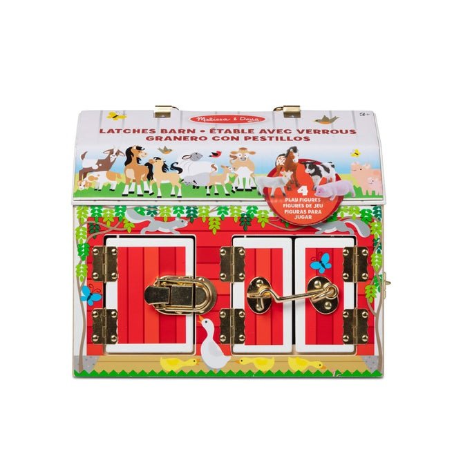 ชุดเล่นฟาร์มเปิดกลอน 5 แบบ Melissa & Doug Latches Barn Unique! รุ่น2564 ของเล่นเสริมพัฒนาการเด็ก