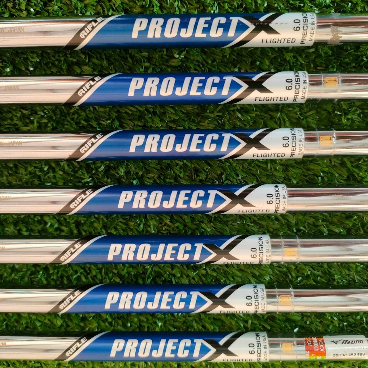 ชุดเหล็ก MIZUNO MP -5 มีเหล็ก 4 - 9 เเละ PW ก้าน PROJECT X 6.0 เหล็ก GF FORGED 1025E สุดยอดของสุดยอด FORGEDJAPAN ต้นตำหรับ ดีที่สุด!!! ไม้กอล์ฟมือสอง ของแท้ BY NakaraLuxurious