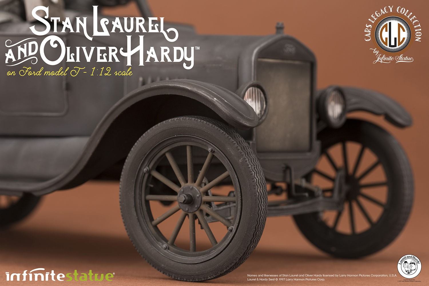 [สั่งจอง]Sideshow X Infinite Statue 906957 : Laurel & Hardy on Ford Model T Statue.