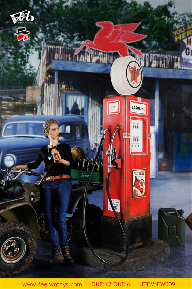 [สั่งจอง]FEELWOTOYS： 1/6, 1/12 scale vintage gas pump