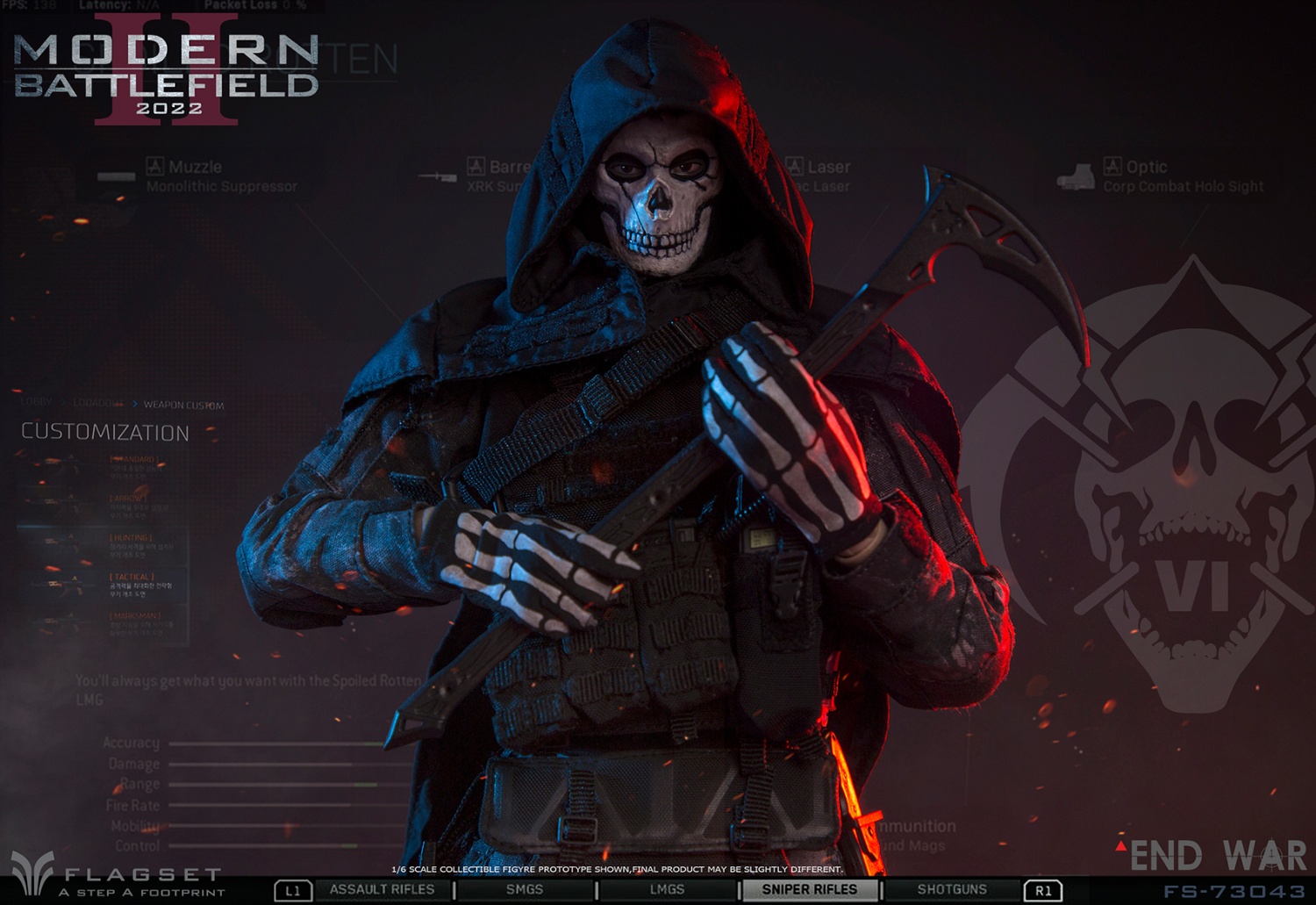 [สั่งจอง]FLAGSET 1/6 [Re-order] - FS-73030 : END WAR MODERN BATTLEFIELD 2020 GHOST