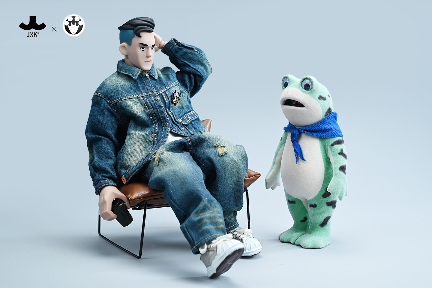 [สั่งจอง]JXK OW02 : Flocking Doll Frog