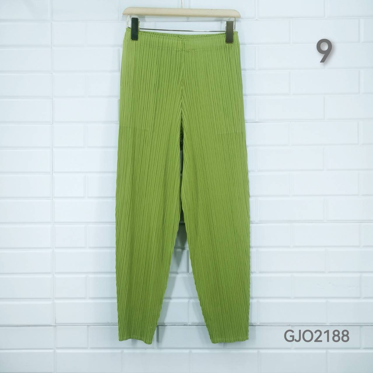 ยาว 34นิ้ว!! 2MUAY รุ่น GJO2188 กางเกงผู้หญิง กางเกงอัดพลีทคุณภาพ 12สี FREE SIZE CASUAL FIT PLEATES PANTS