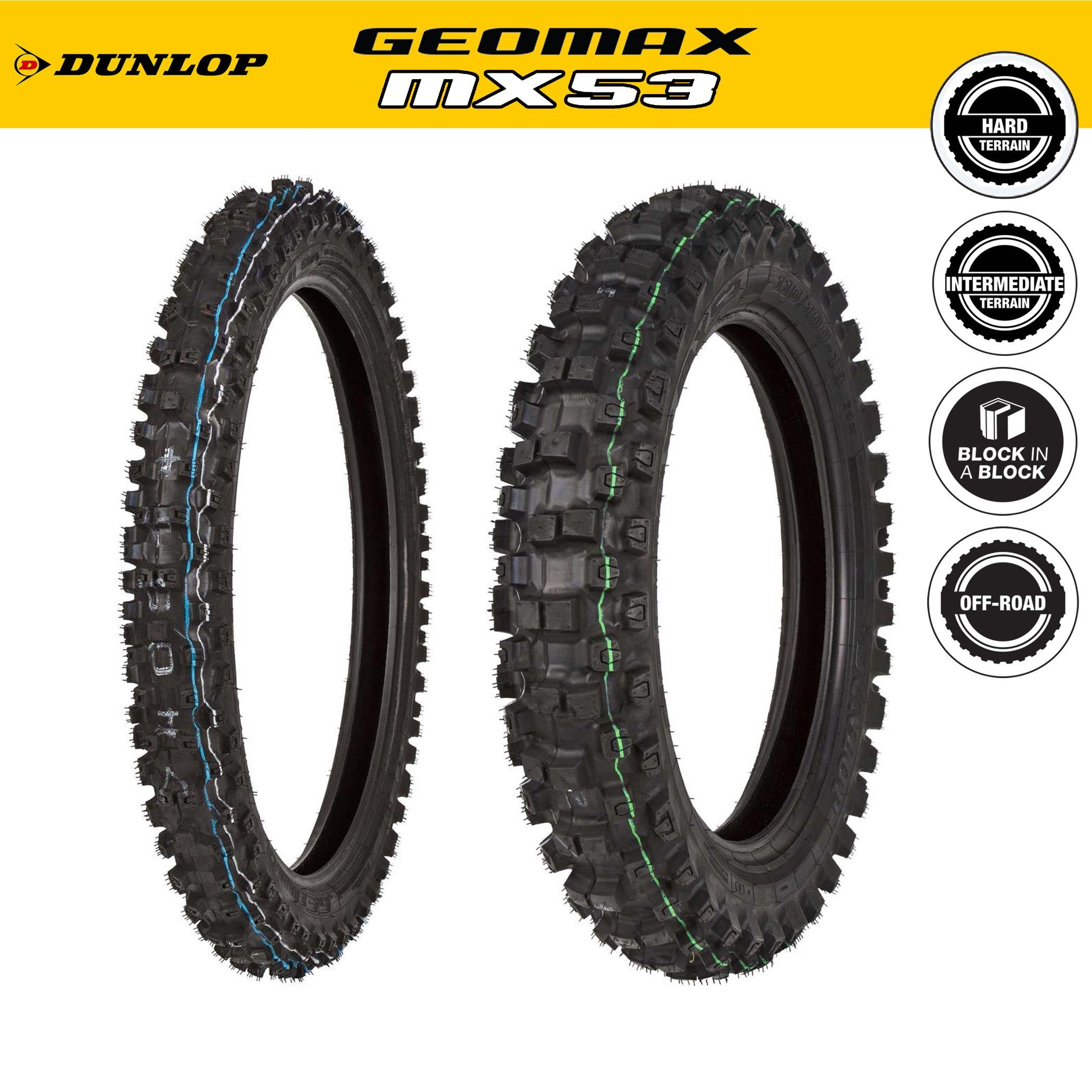 ยาง Dunlop Geomax MX53 Medium