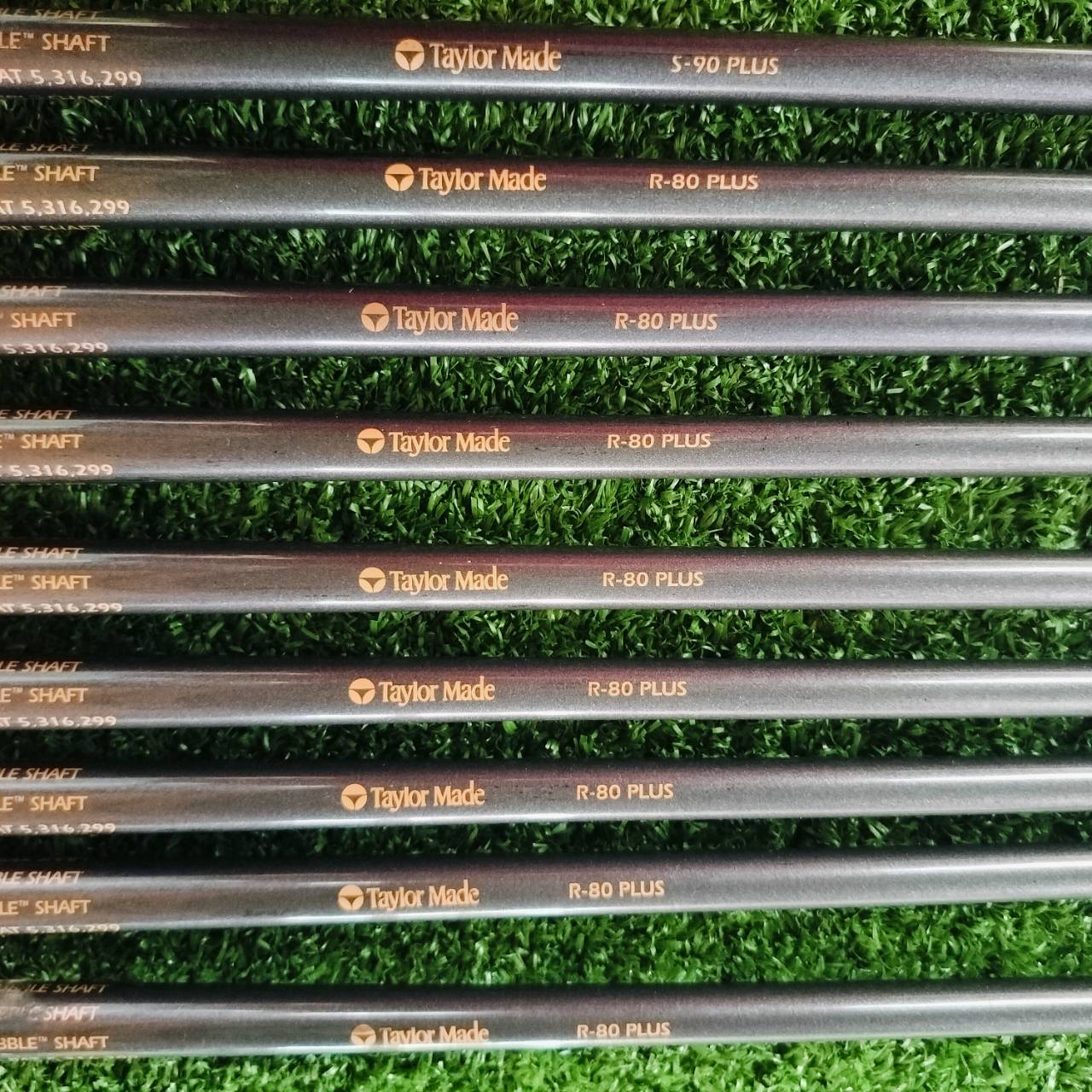 ชุดเหล็ก Taylormade TOUR BURNER มีเหล็ก 3 - 9 PW SW ครบเซ็ต สภาพสวยเดิม ก้านรุ่นนี้สุดพิเศษ เป็นก้านแบบ BUBBLE สวยเดิมทั้งชุด ก้านนี้หายากมาก ไม้กอล์ฟพรีเมี่ยมมือสอง ของแท้ By NakaraLuxurious
