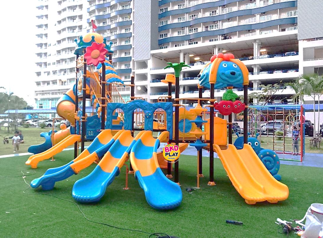 โปรโมชั่นเครื่องเล่นสนามโครงสร้างเสา 89 เครื่องเล่นสนามกลางแจ้ง ,สนามเด็กเล่น,เครื่องเล่นสนามราคาถูก OutdoorPlayground , ของเล่นสนาม, สำหรับบริจาคสนามเด็กเล่น พร้อมส่ง