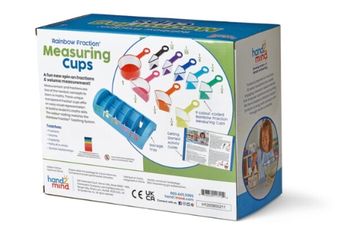 ชุดถ้วยตวง เซตสีรุ้ง 9 ชิ้น ของเล่นเสริมพัฒนาการ, ของเล่นเด็ก, สื่อการสอน , ของเล่นชั่งตวง