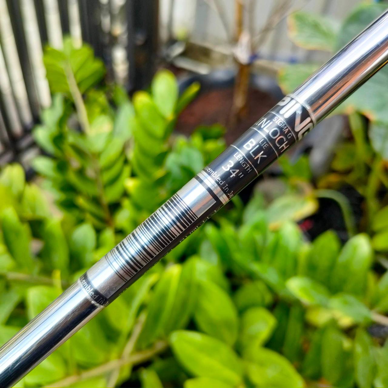 PUTTER PING SIMMA G KINLOCHC ความยาว 34 นิ้ว สุดยอดพัตเตอร์ เม็ดมีดหน้าอะลูมิเนียมกลึงใหม่ มีร่องความลึกและความกว้างที่หลากหลาย ไม้กอล์ฟพรีเมี่ยมมือสอง By NakaraLuxurious