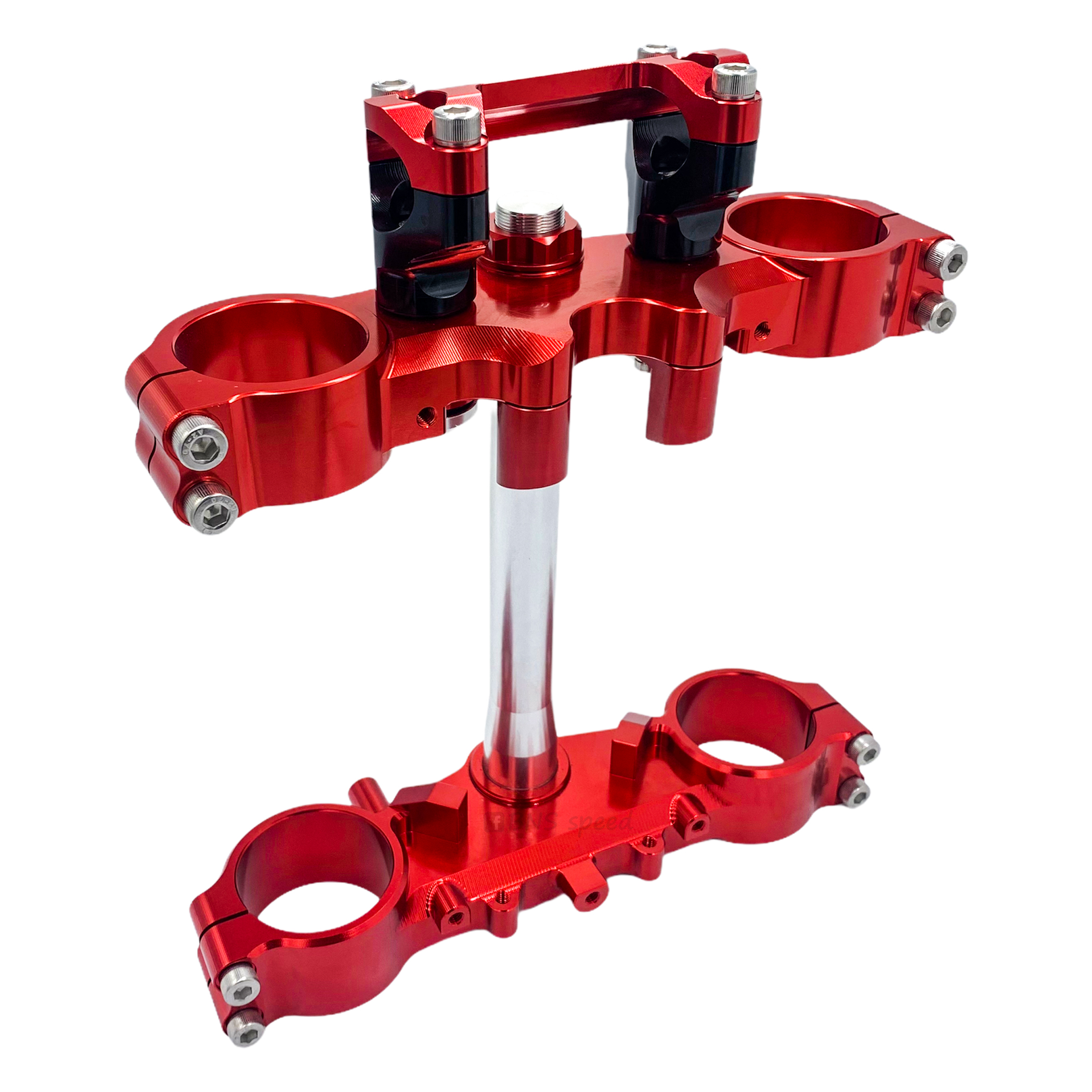 แผงคอแต่ง Astront KLX250 D-TRACKER250 สีแดง