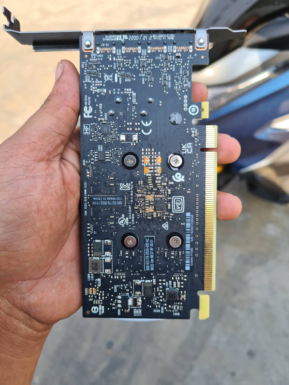 QUADRO P1000 4GB GDDR5