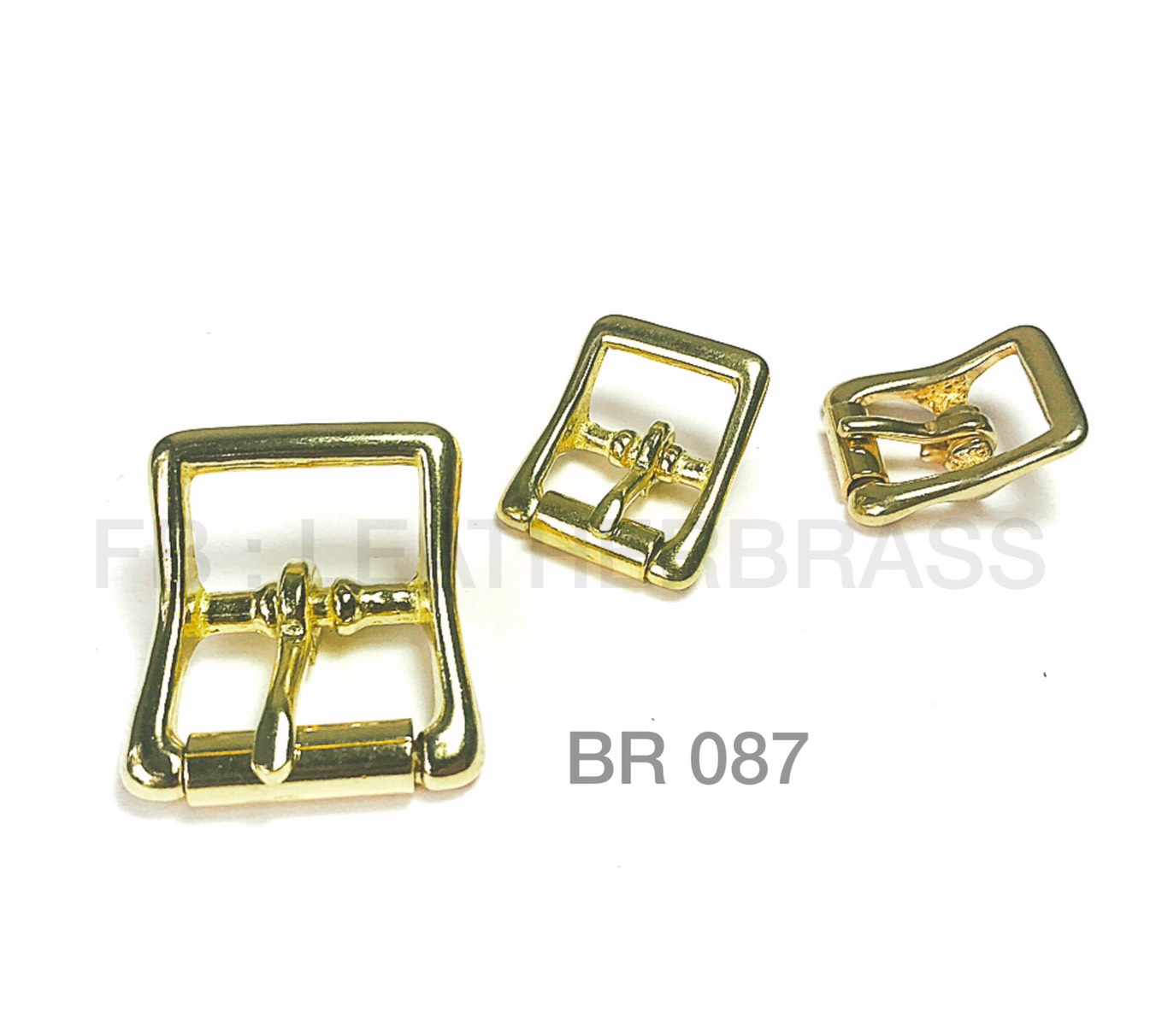 BR087 หัวเข็มขัดปรับสายกระเป๋า อะไหล่กระเป๋า อุปกรณ์ทองเหลืองแท้ อุปกรณ์งานหนัง leatherbrass**ราคาต่อชิ้น**