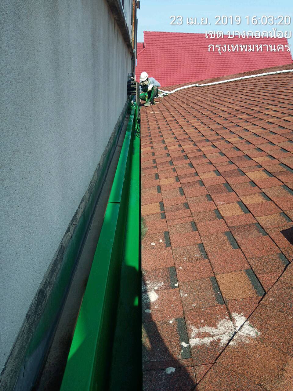 ร.พ ศิริราช งานพ่นกันซึม โพลียูเรีย