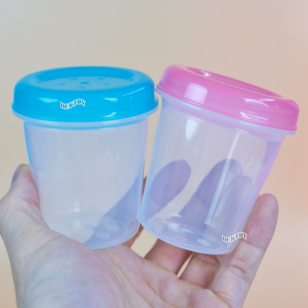 NANNY แนนนี่ ถ้วยเก็บอาหารฝาปิด 2 ถ้วย ขนาด5ออนซ์ S2-N477