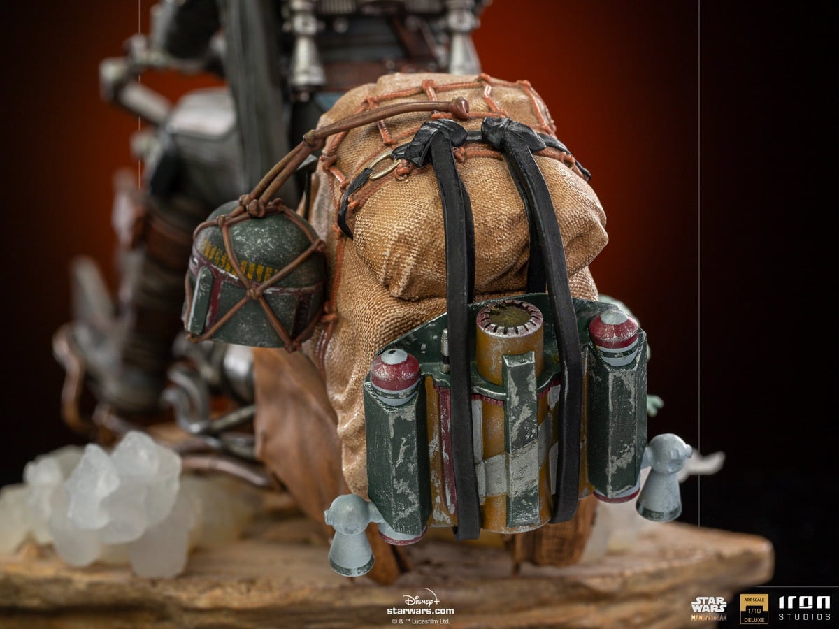 [สั่งจอง]Iron Studios LUCSWR48721-10 1/10 : The Mandalorian on Speederbike