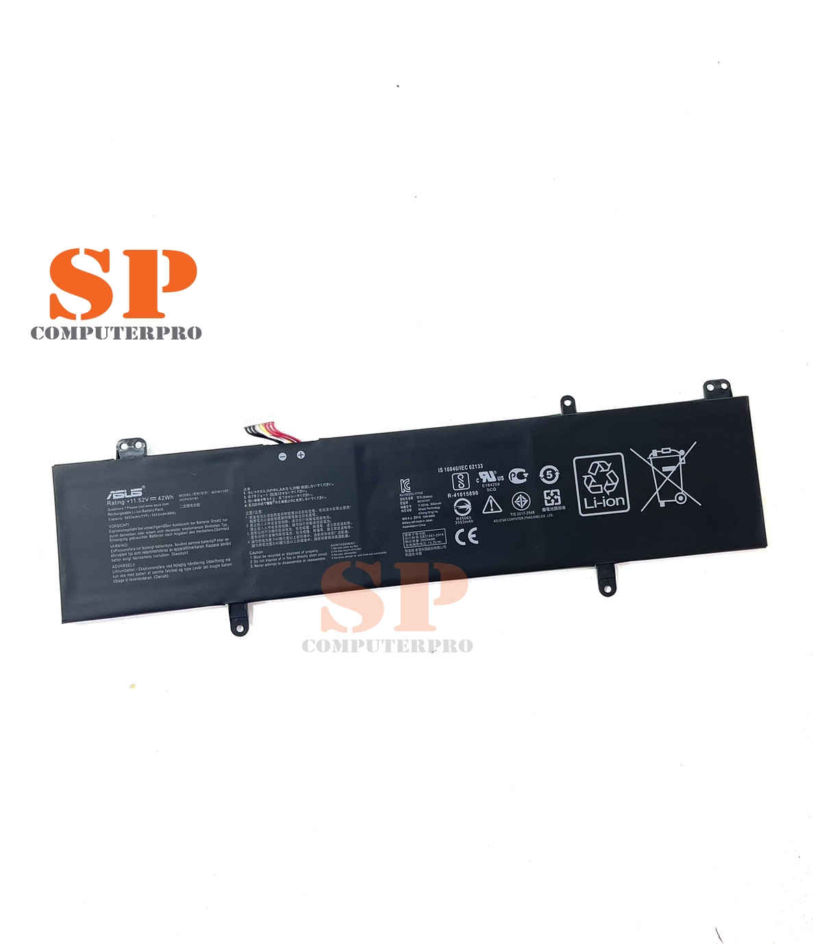 ASUS BATTERY แบตเตอรีแท้ ASUS VivoBook S14 S410UQ S410UN S41OUN S4100V S4200U S4100V X411UA X411UA X411UF X411UN model B31N1707