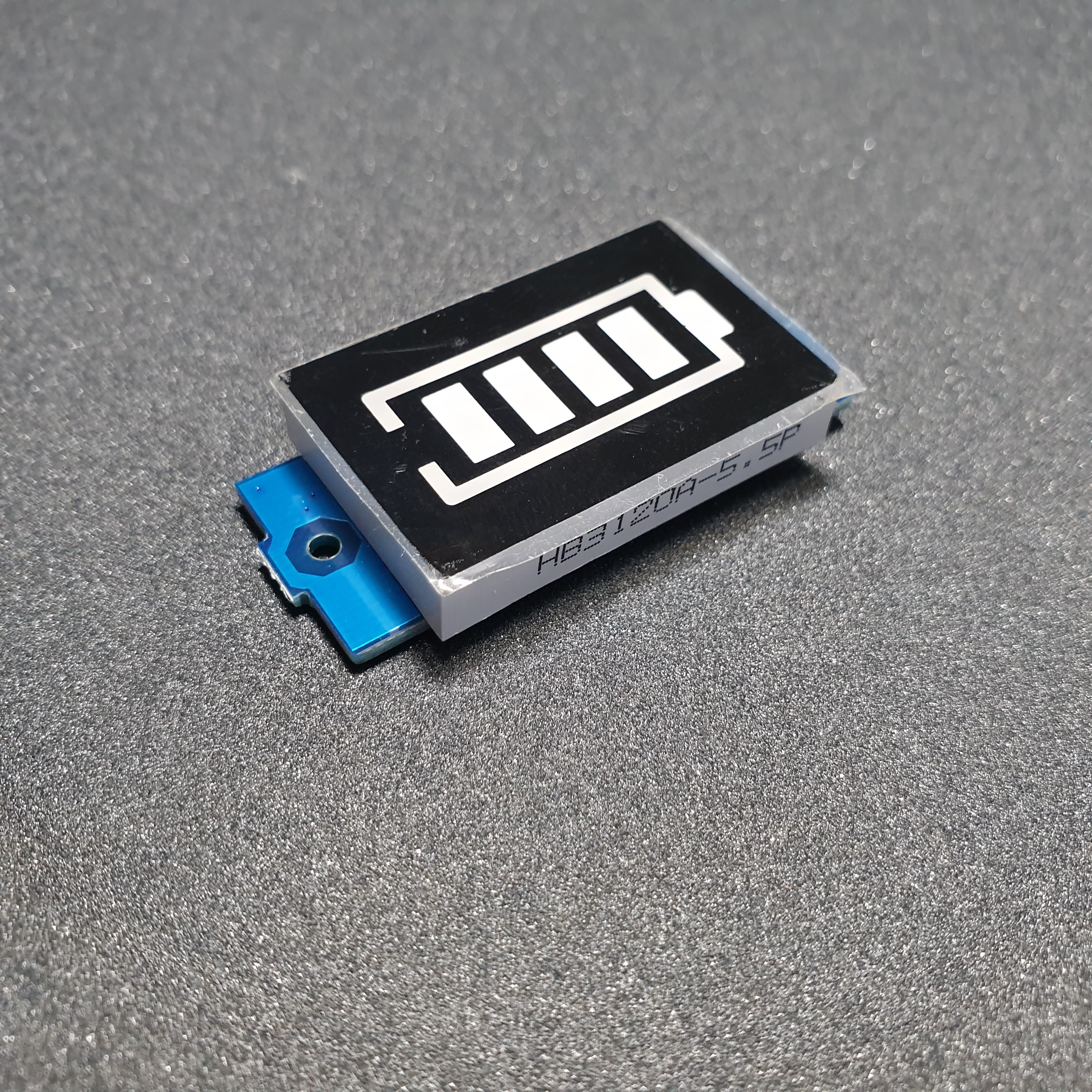 จอวัดแรงดันแบต 3 เซลล์ Battery level indicator 3 cell 11.1-12.6V ไฟ LED 4 ระดับ สีฟ้า Lithium battery pack power indicator board