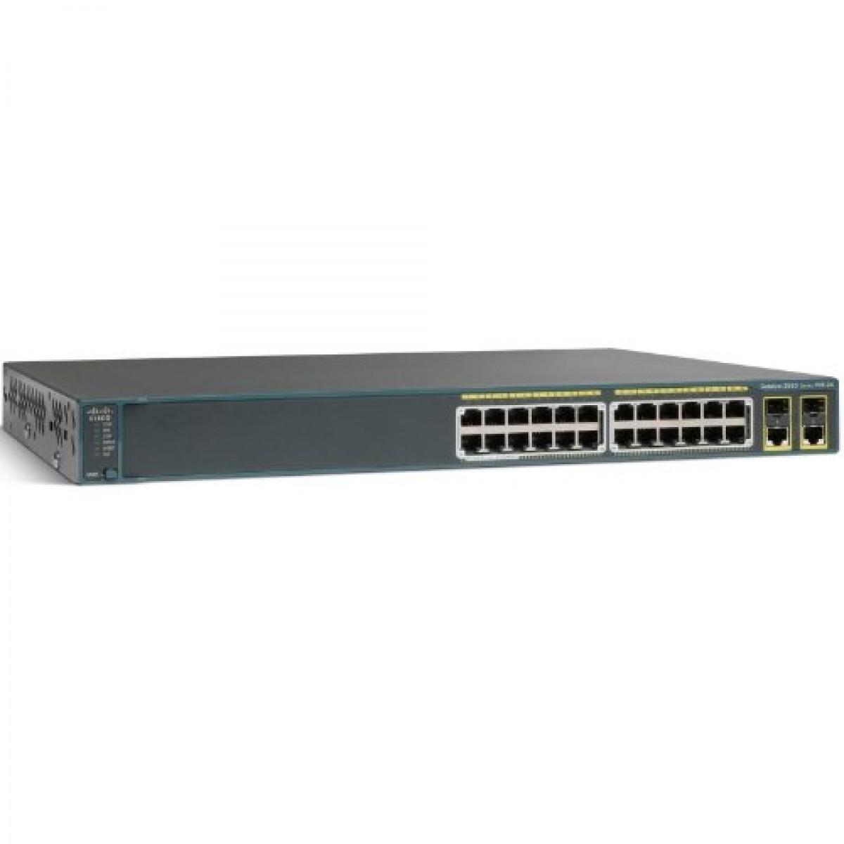 Cisco Catalyst 2960 Plus 24 10/100 (8 PoE) + 2 T/SFP LAN Lite